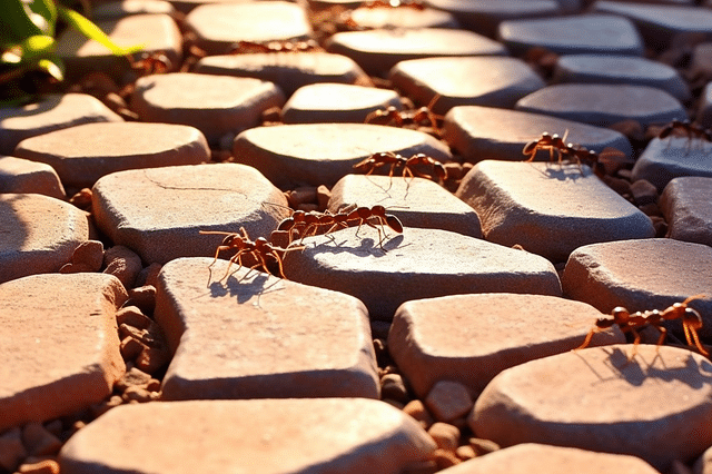 How to effectively eliminate ants on patio stones