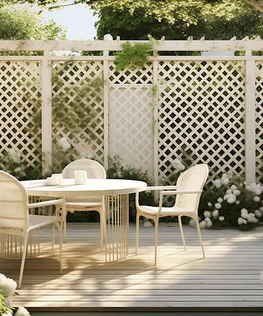 How can I create privacy in my backyard without sacrificing style?