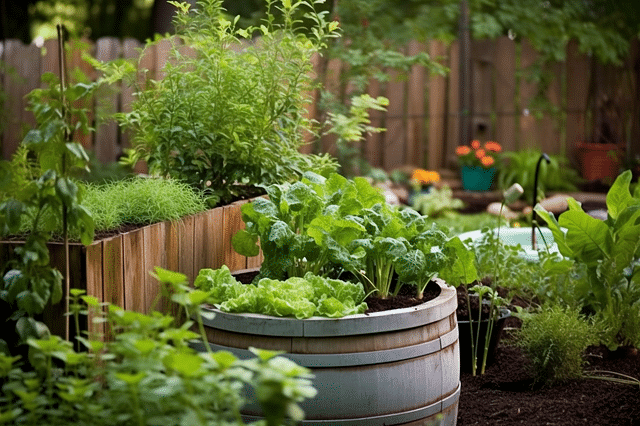 Sustainable garden idea