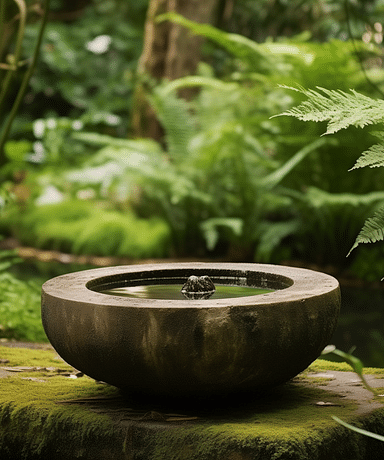 How can I incorporate a water feature into my garden without overwhelming the space?